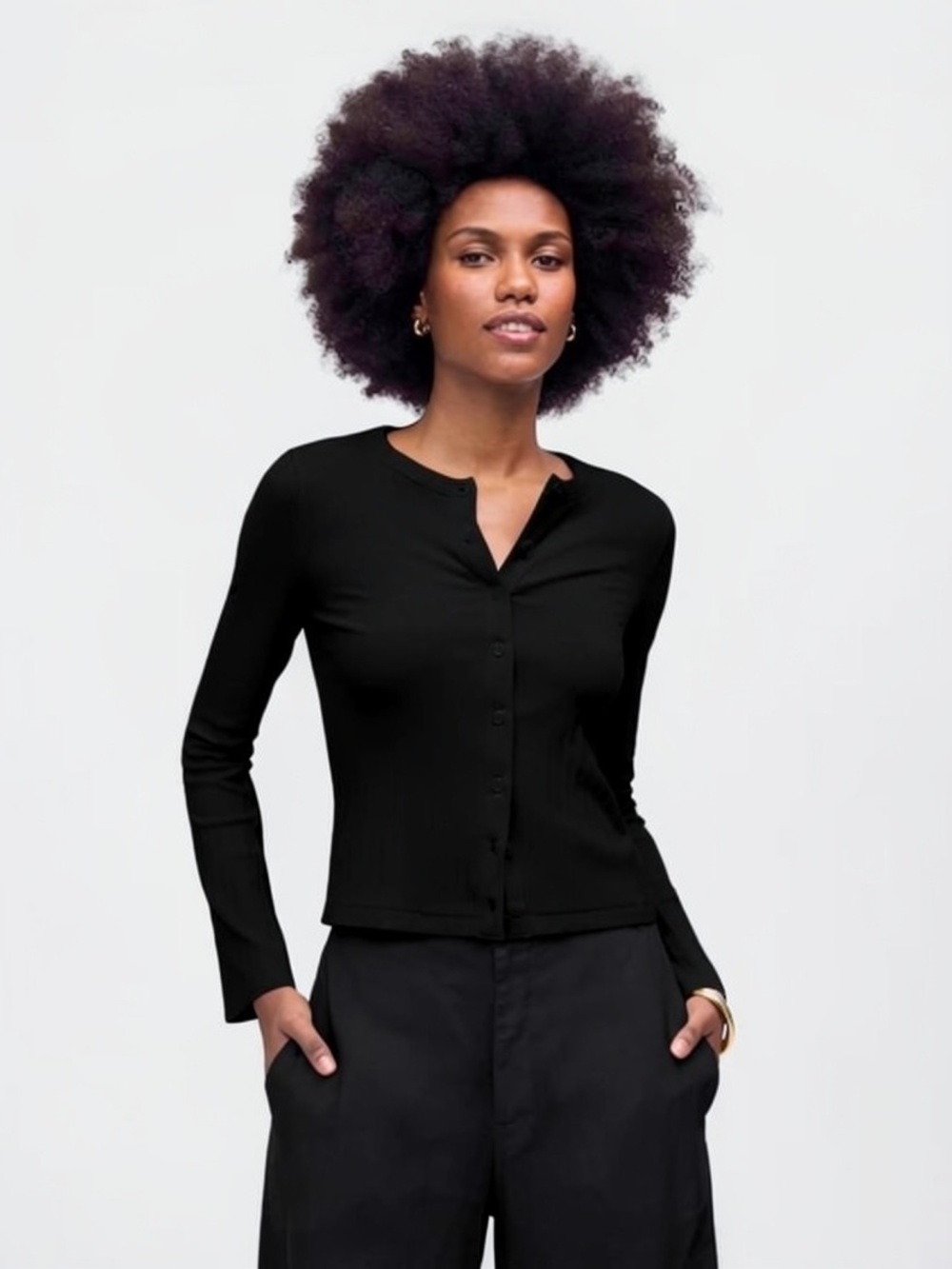 Madewell Flared-Sleeve Cardigan XXS